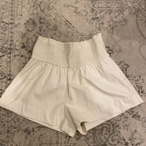 Two Cumberland faux leather shorts